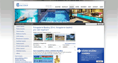 Desktop Screenshot of bazeny-fotogalerie.cz